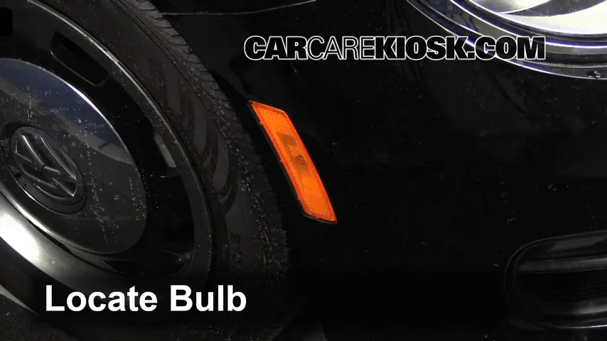 2013 Volkswagen Beetle 2.5L 5 Cyl. Convertible (2 Door) Lights Parking Light (replace bulb)